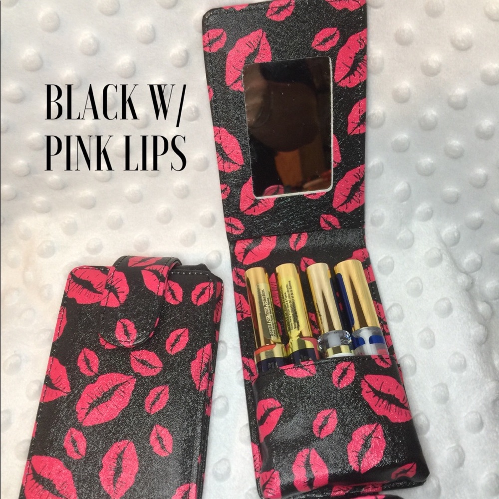 LIPSENSE CASE HOLDER WITH MIRROR
